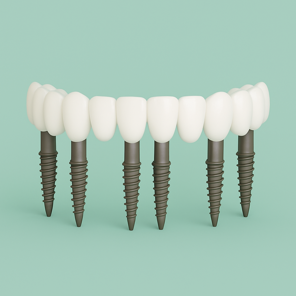 Bridge complet sur implant
